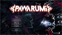 Title screen of Pawarumi on the Microsoft Windows.