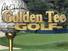 Title screen of Peter Jacobsen's Golden Tee Golf on the Microsoft Windows.