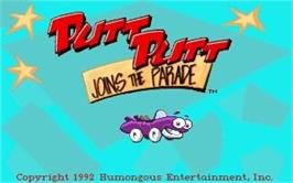 Title screen of Putt-Putt Joins the Parade on the Microsoft Windows.