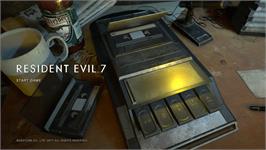 Title screen of Resident Evil 7 - Biohazard (Deluxe Edition) on the Microsoft Windows.