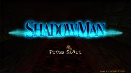 Title screen of Shadow Man Remastered on the Microsoft Windows.