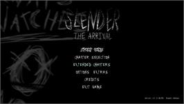 Title screen of Slender - The Arrival on the Microsoft Windows.