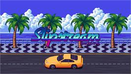 Title screen of Slipstream on the Microsoft Windows.