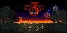 Title screen of Stranger Things 3 - The Game on the Microsoft Windows.