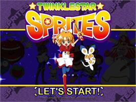 Title screen of Twinkle Star Sprites on the Microsoft Windows.