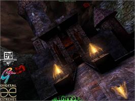Title screen of Unreal on the Microsoft Windows.