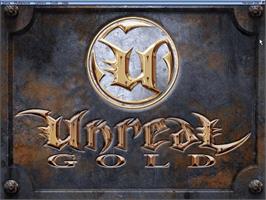 Title screen of Unreal - Gold on the Microsoft Windows.