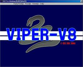Title screen of Viper V8 on the Microsoft Windows.