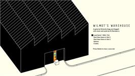 Title screen of Wilmot's Warehouse on the Microsoft Windows.