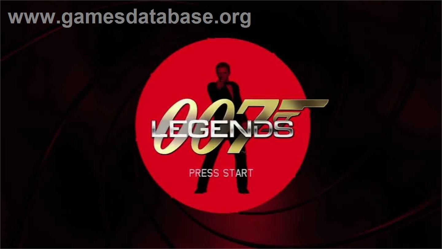 007 - Legends - Microsoft Windows - Artwork - Title Screen