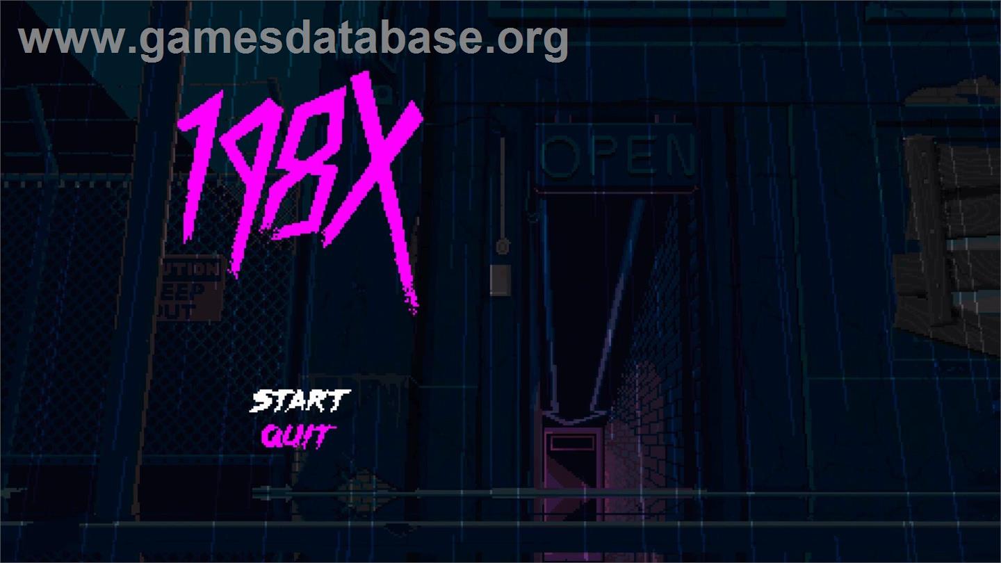 198X - Microsoft Windows - Artwork - Title Screen