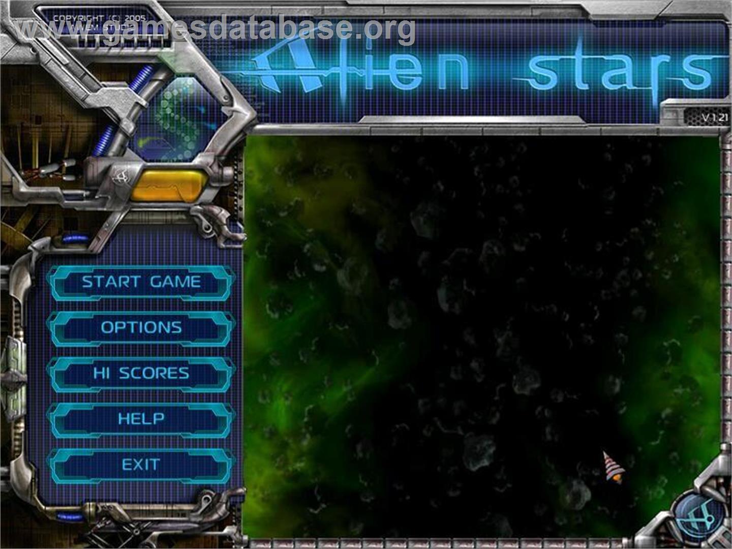 Alien Stars - Microsoft Windows - Artwork - Title Screen