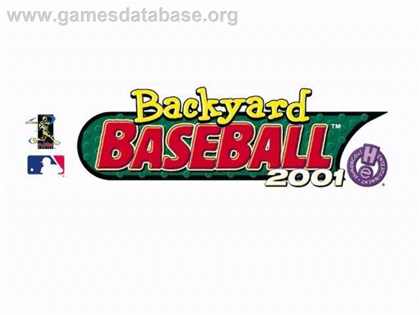 Backyard Baseball 2001 - Microsoft Windows - Artwork - Title Screen