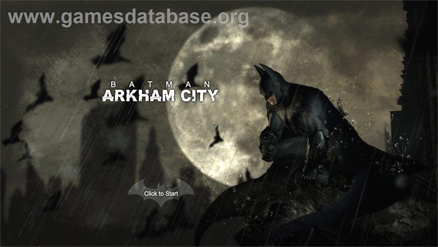 Batman - Arkham City - Microsoft Windows - Artwork - Title Screen