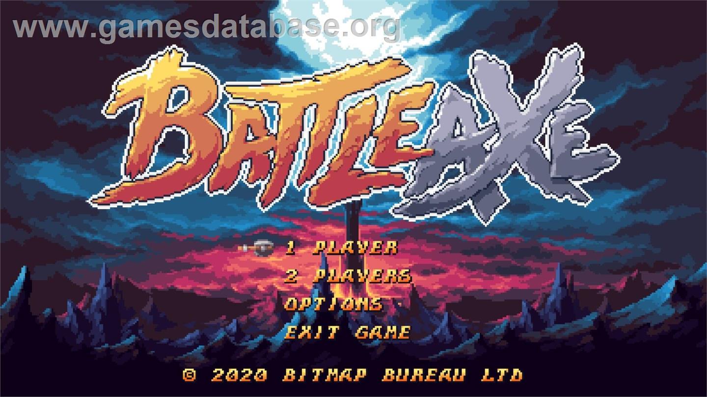 Battle Axe - Microsoft Windows - Artwork - Title Screen