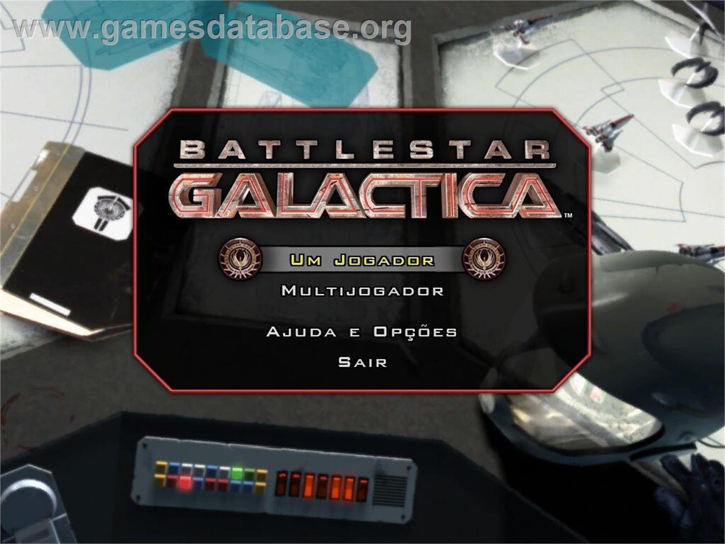 Battlestar Galactica - Microsoft Windows - Artwork - Title Screen