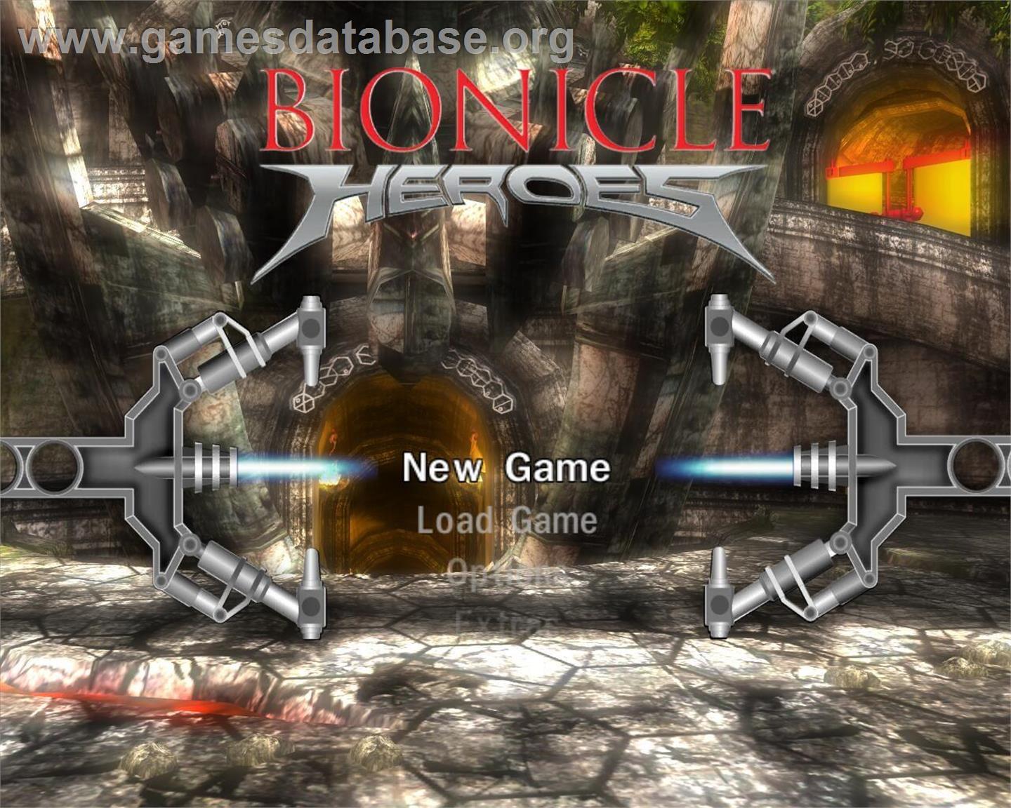 Bionicle Heroes - Microsoft Windows - Artwork - Title Screen
