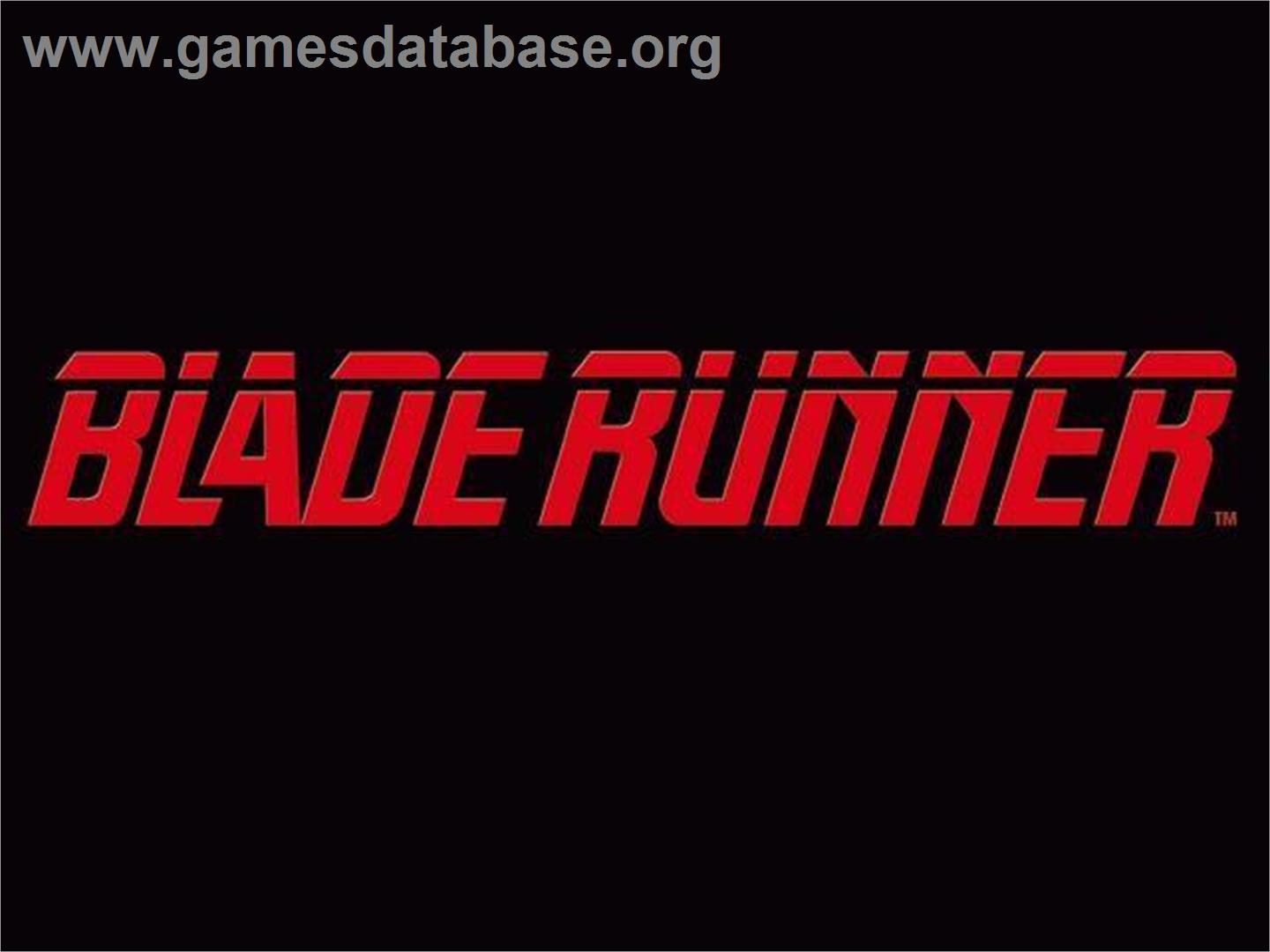 Blade Runner - Microsoft Windows - Artwork - Title Screen