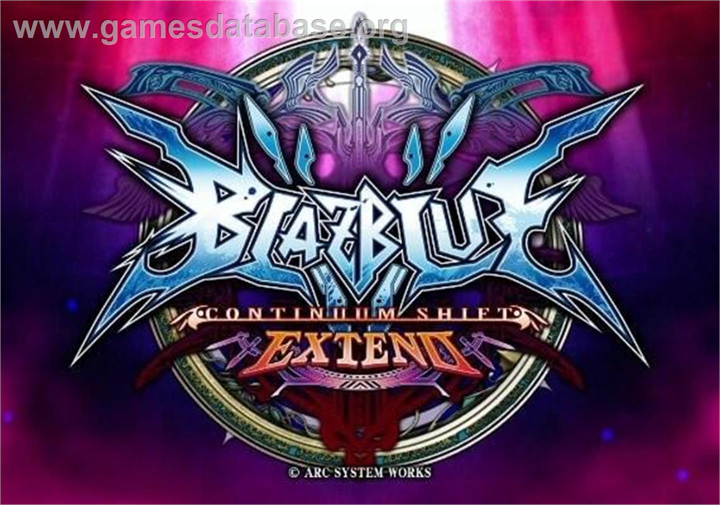 BlazBlue - Continuum Shift Extend - Microsoft Windows - Artwork - Title Screen