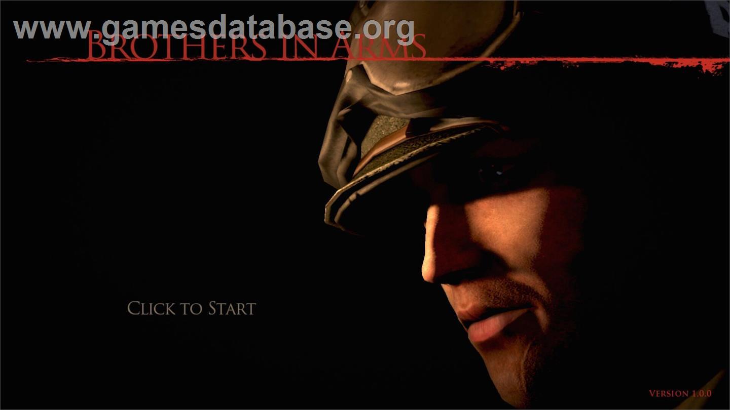 Brothers in Arms - Hell's Highway - Microsoft Windows - Artwork - Title Screen