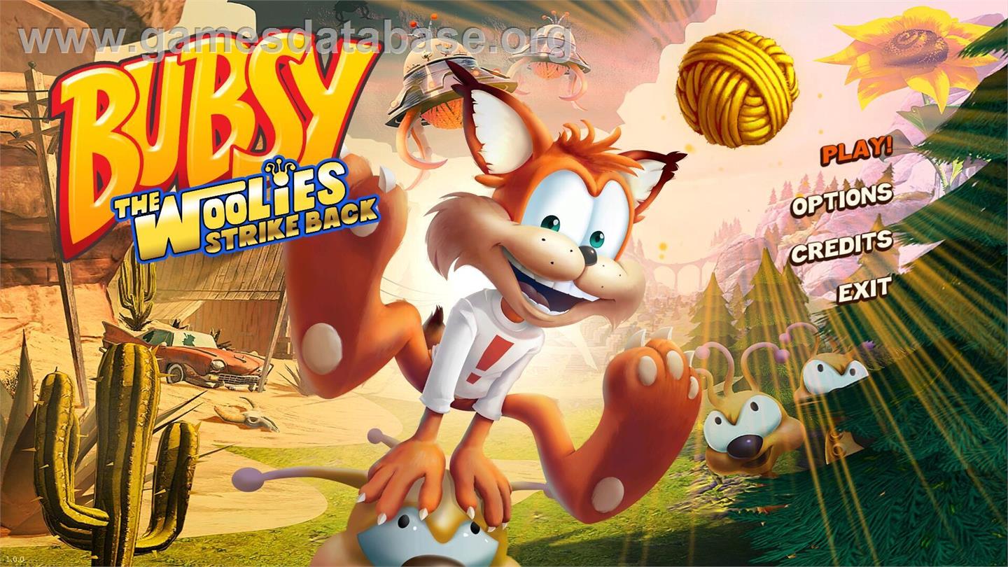 Bubsy - The Woolies Strike Back - Microsoft Windows - Artwork - Title Screen