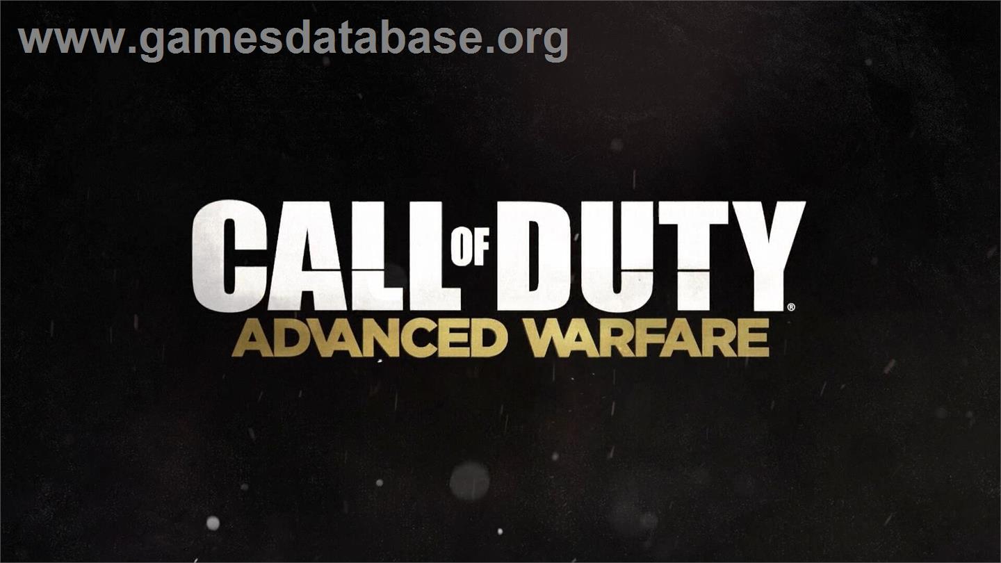 Call of Duty - Advanced Warfare - Microsoft Windows - Artwork - Title Screen