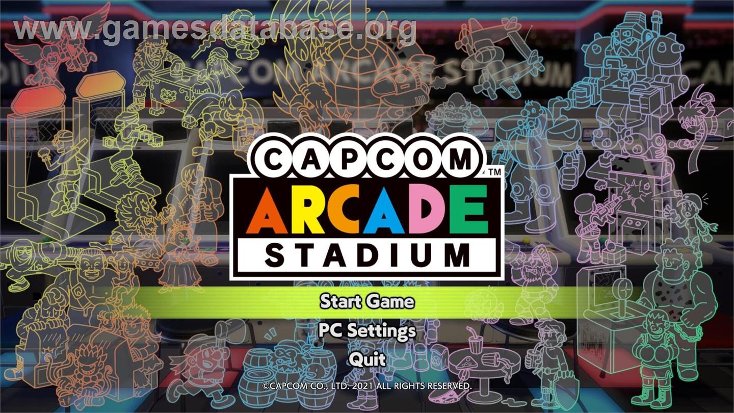 Capcom Arcade Stadium - Microsoft Windows - Artwork - Title Screen