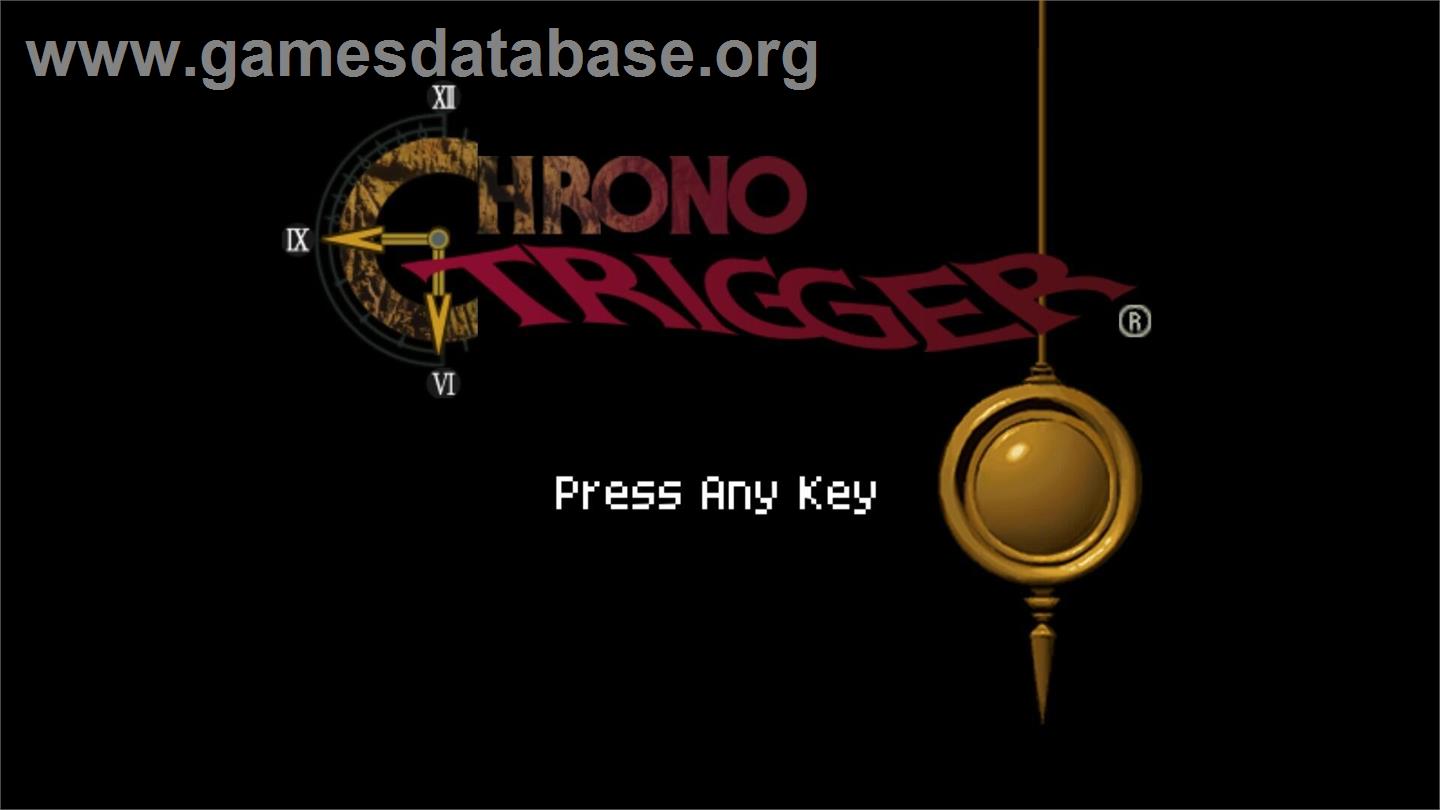 Chrono Trigger (Limited Edition) - Microsoft Windows - Artwork - Title Screen