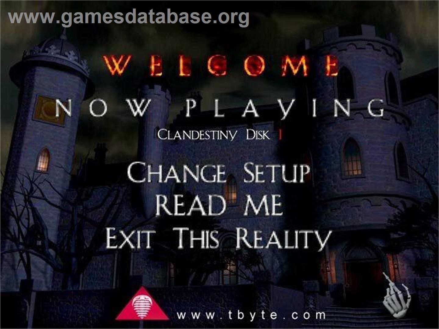 Clandestiny - Microsoft Windows - Artwork - Title Screen