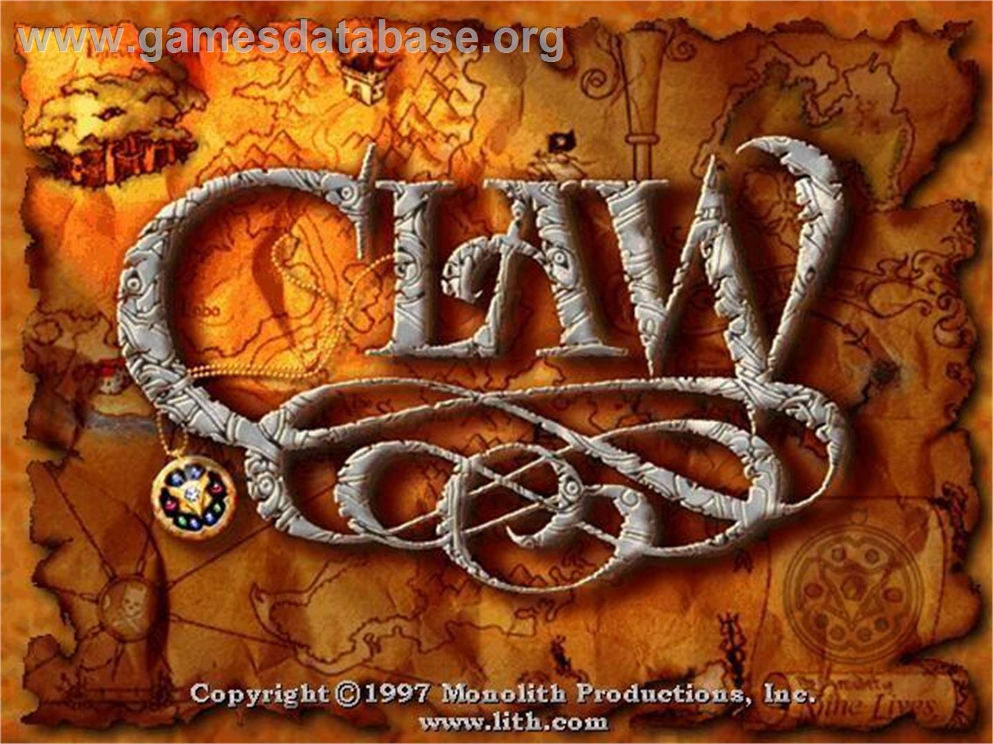 Claw - Microsoft Windows - Artwork - Title Screen