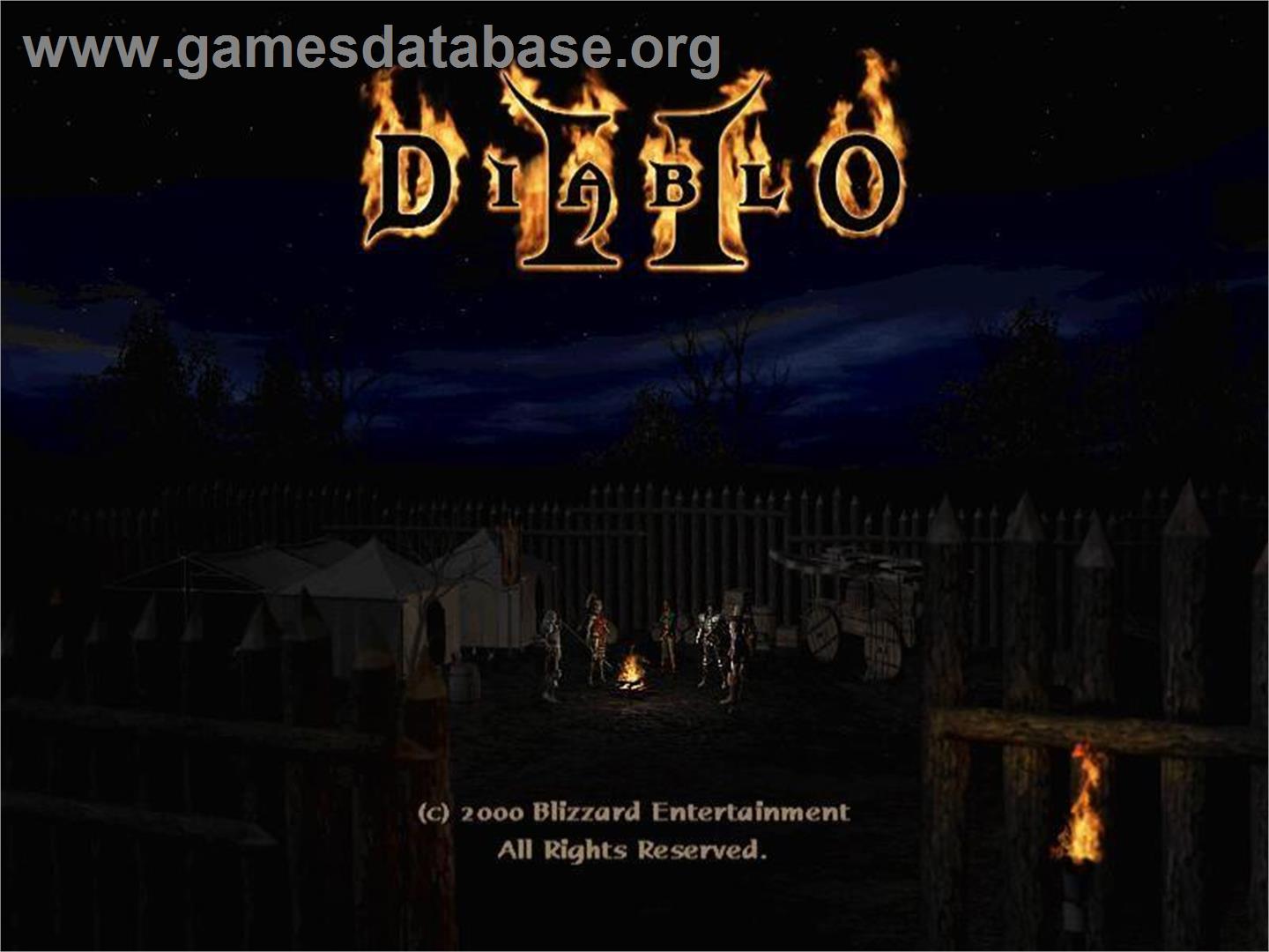 Diablo 2 (Saturn Spezial-Edition) - Microsoft Windows - Artwork - Title Screen