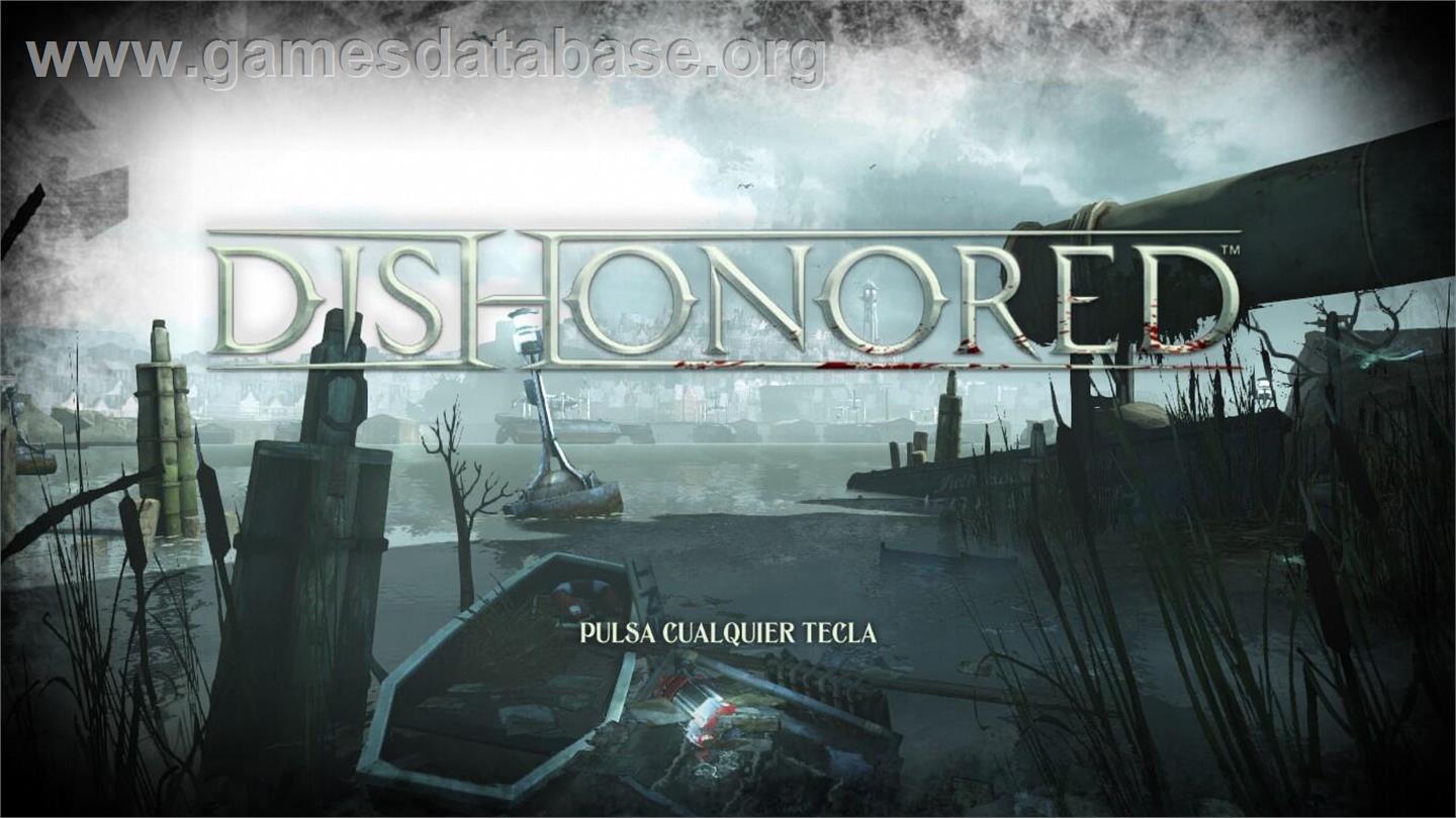 Dishonored - Microsoft Windows - Artwork - Title Screen