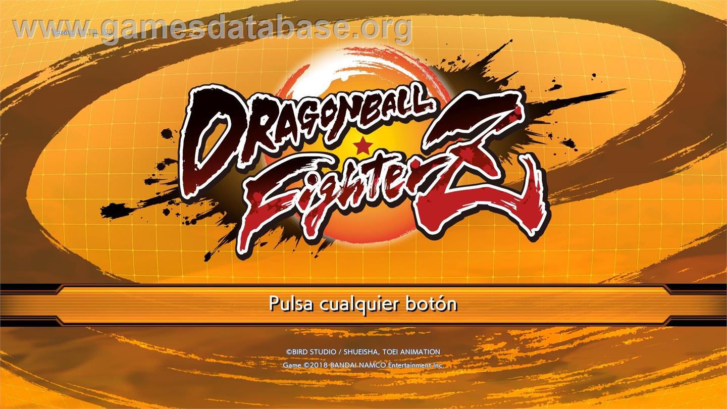 Dragon Ball FighterZ - Microsoft Windows - Artwork - Title Screen