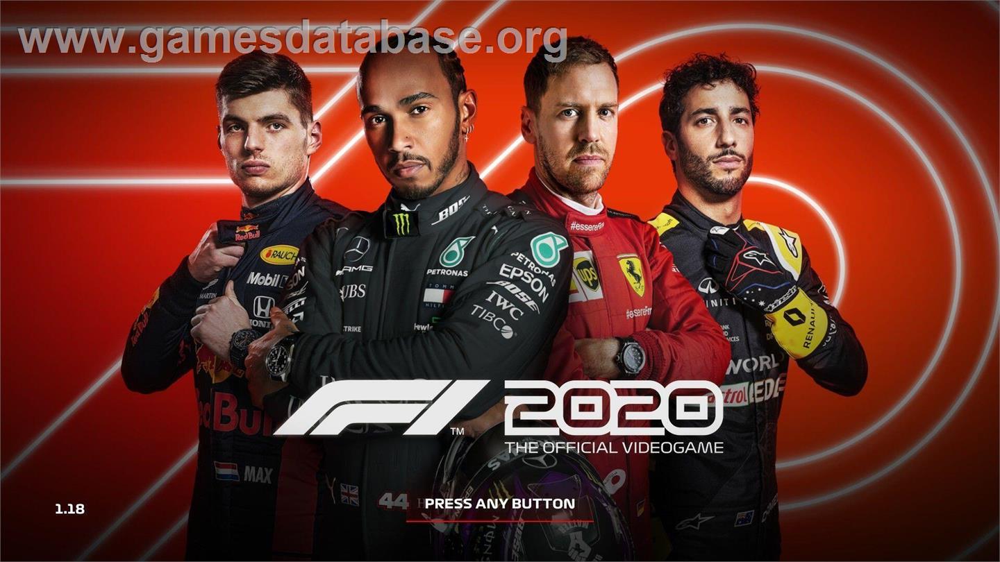 F1 2020 - Microsoft Windows - Artwork - Title Screen