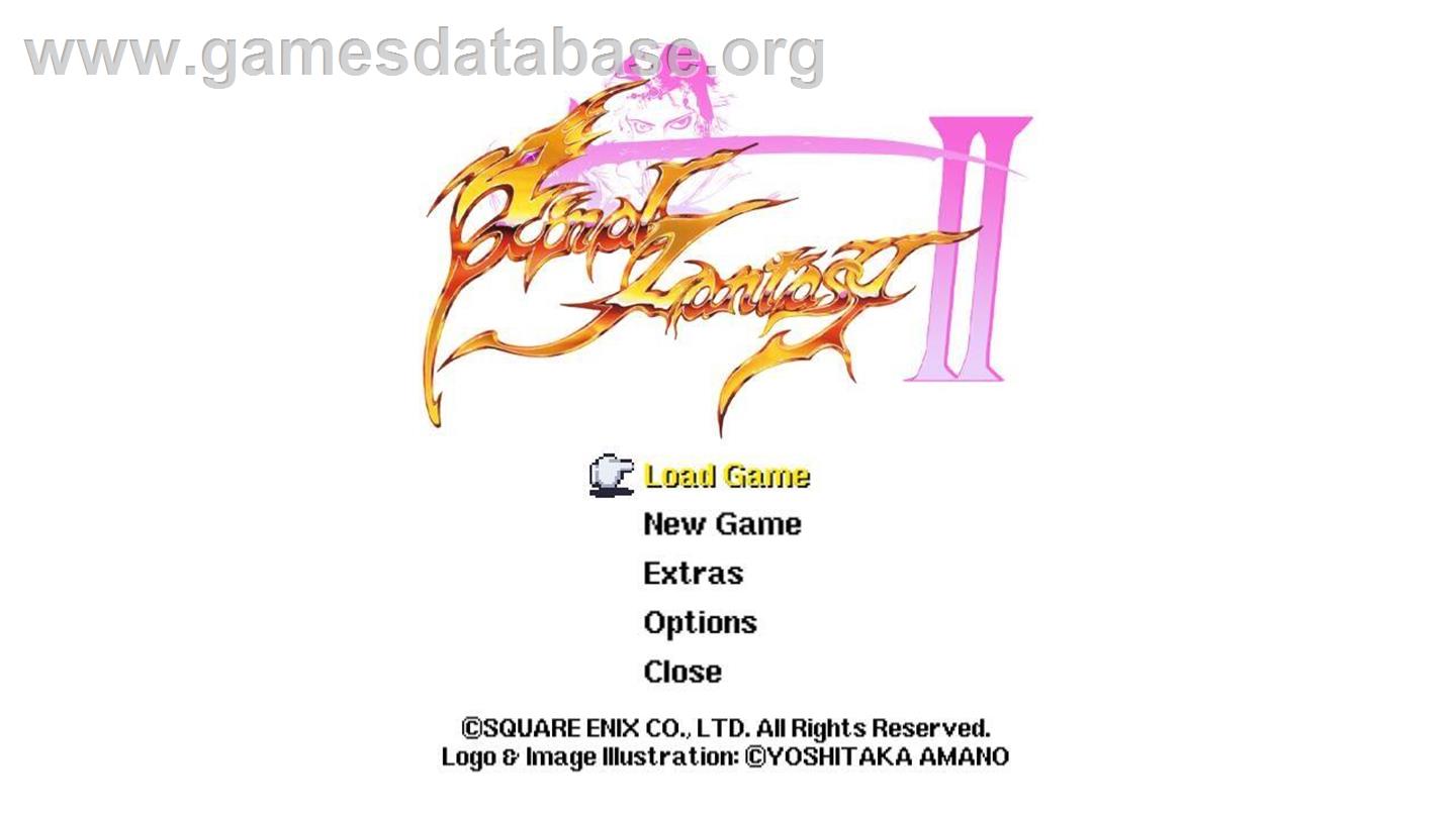 Final Fantasy 2 - Microsoft Windows - Artwork - Title Screen