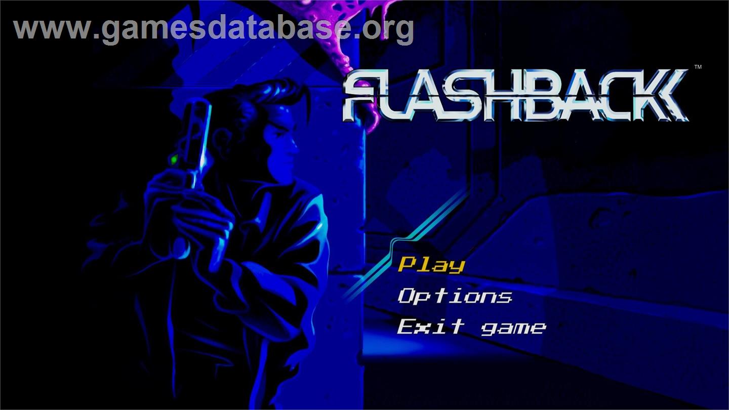 Flashback - 25th Anniversary - Microsoft Windows - Artwork - Title Screen