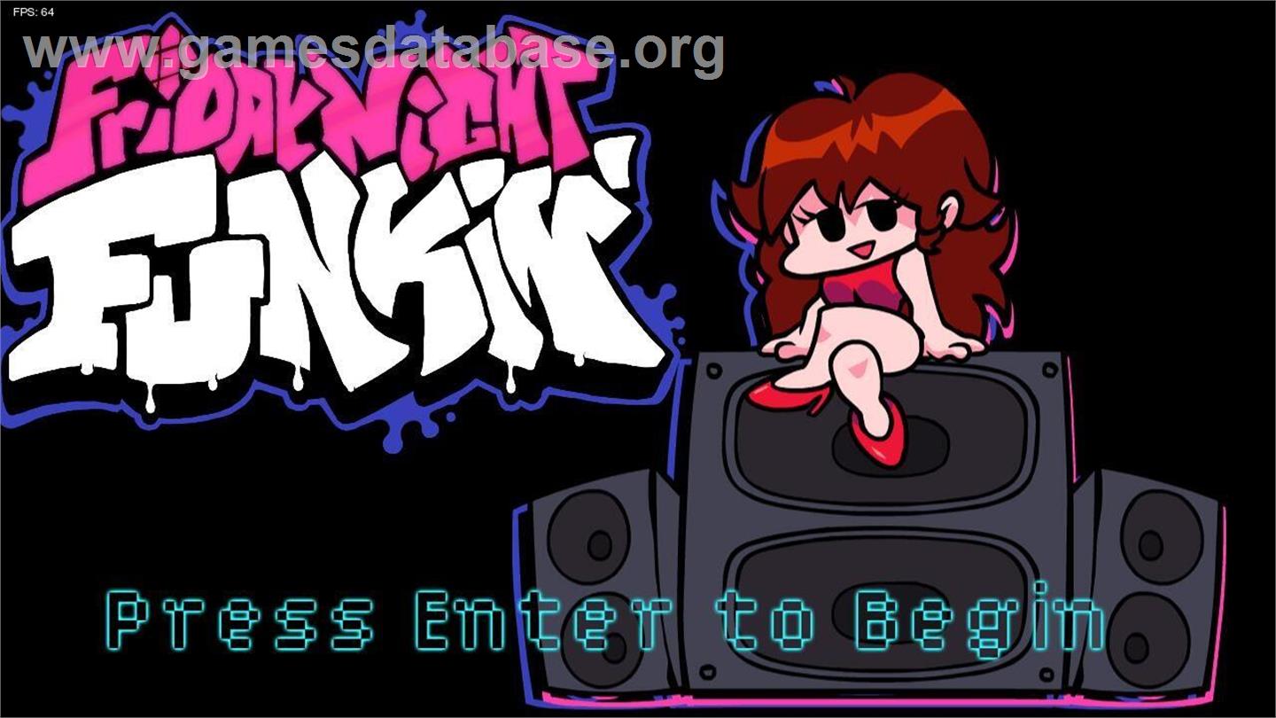 Friday Night Funkin' - Microsoft Windows - Artwork - Title Screen