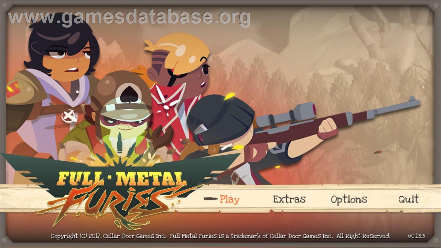 Full Metal Furies - Microsoft Windows - Artwork - Title Screen