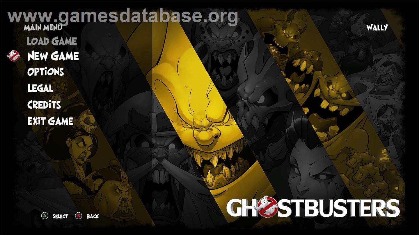 Ghostbusters - Microsoft Windows - Artwork - Title Screen