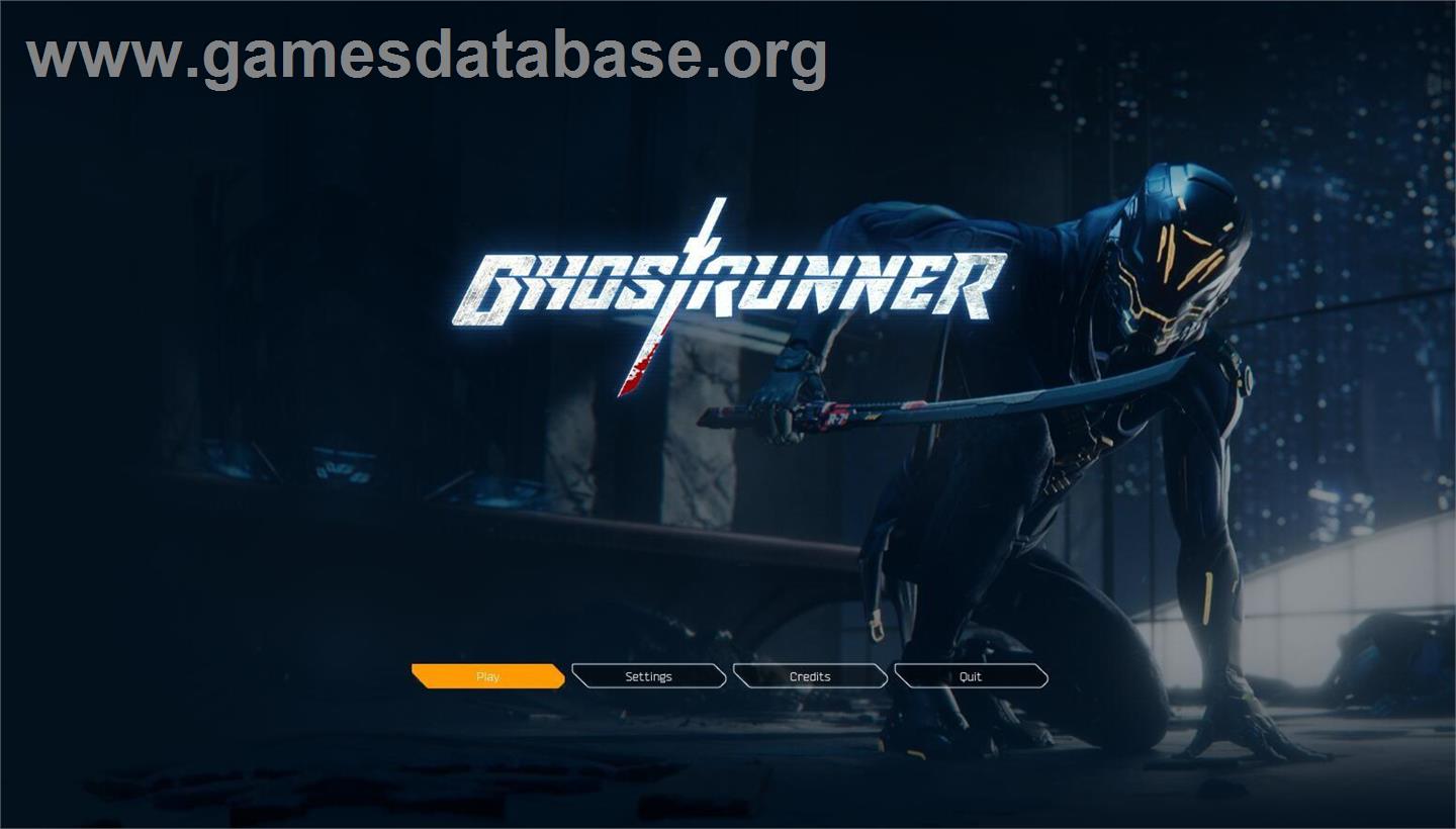 Ghostrunner - Microsoft Windows - Artwork - Title Screen