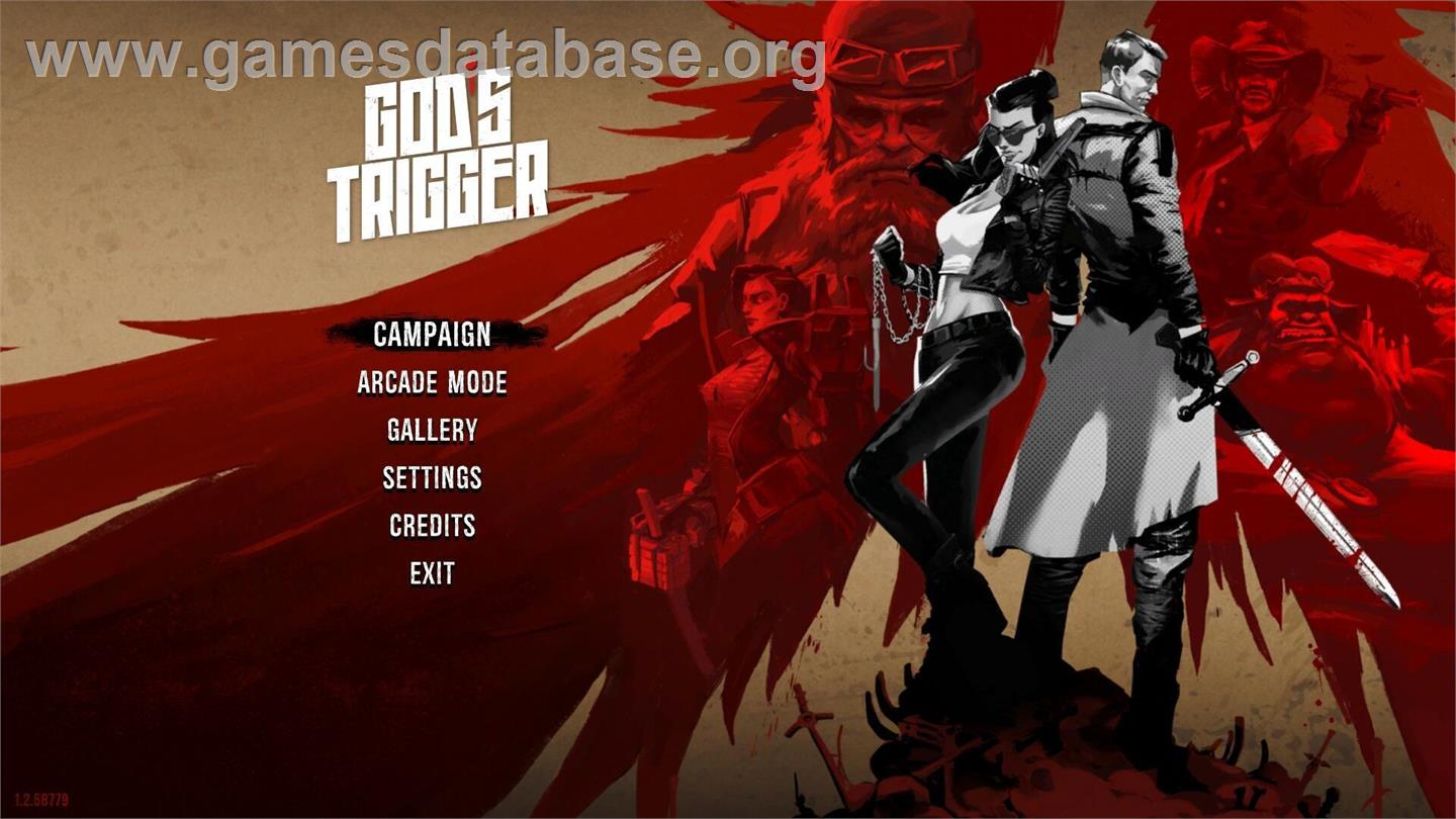 God's Trigger - Microsoft Windows - Artwork - Title Screen