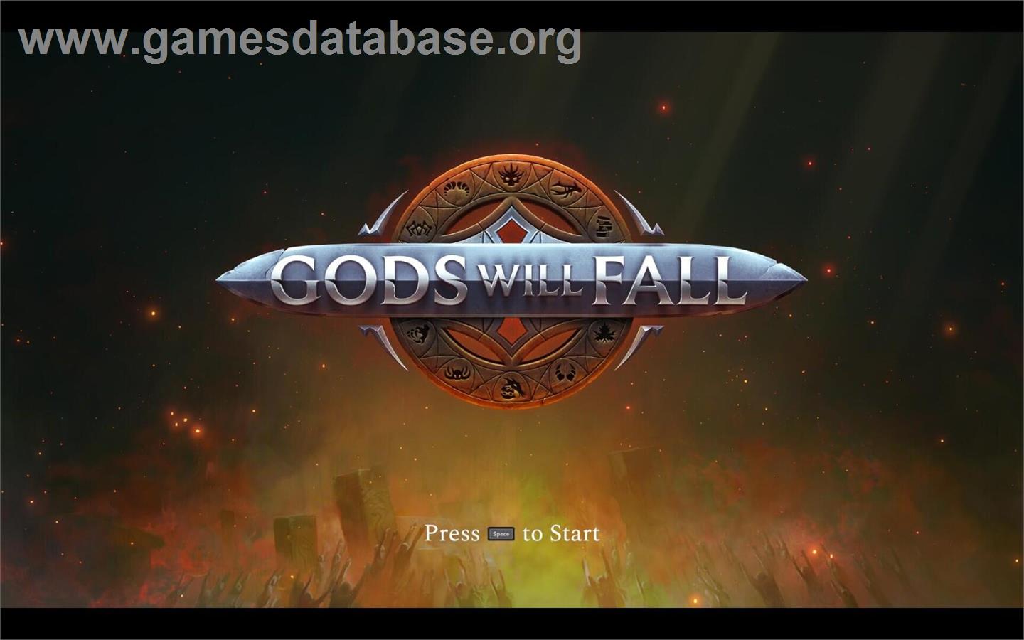 Gods Will Fall - Microsoft Windows - Artwork - Title Screen