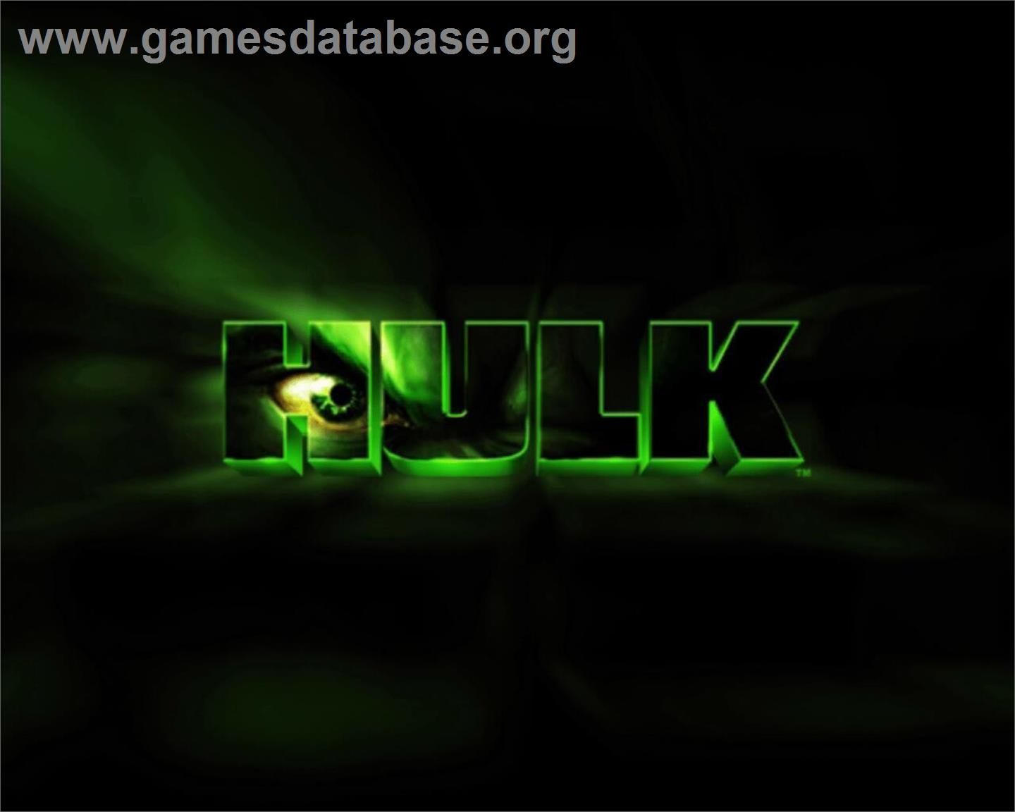 Hulk - Microsoft Windows - Artwork - Title Screen