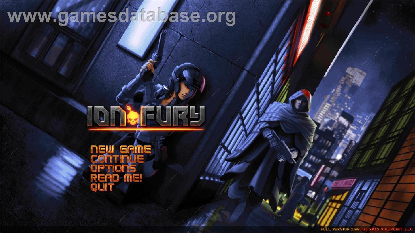 Ion Fury - Microsoft Windows - Artwork - Title Screen