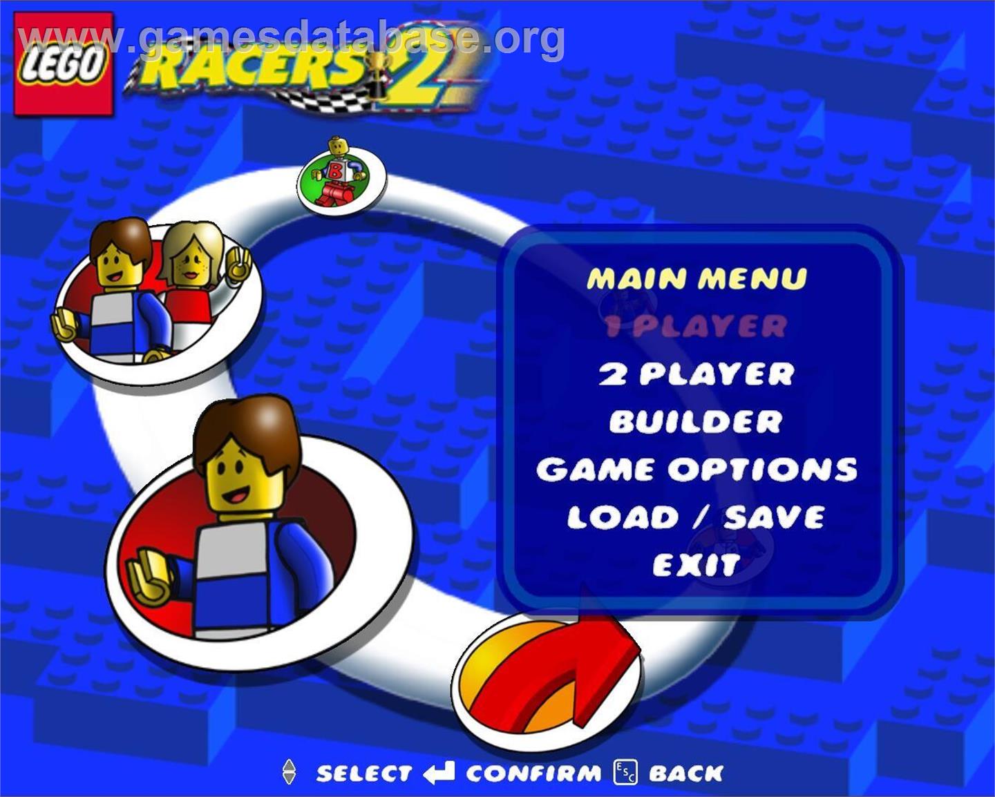 LEGO Racers 2 - Microsoft Windows - Artwork - Title Screen