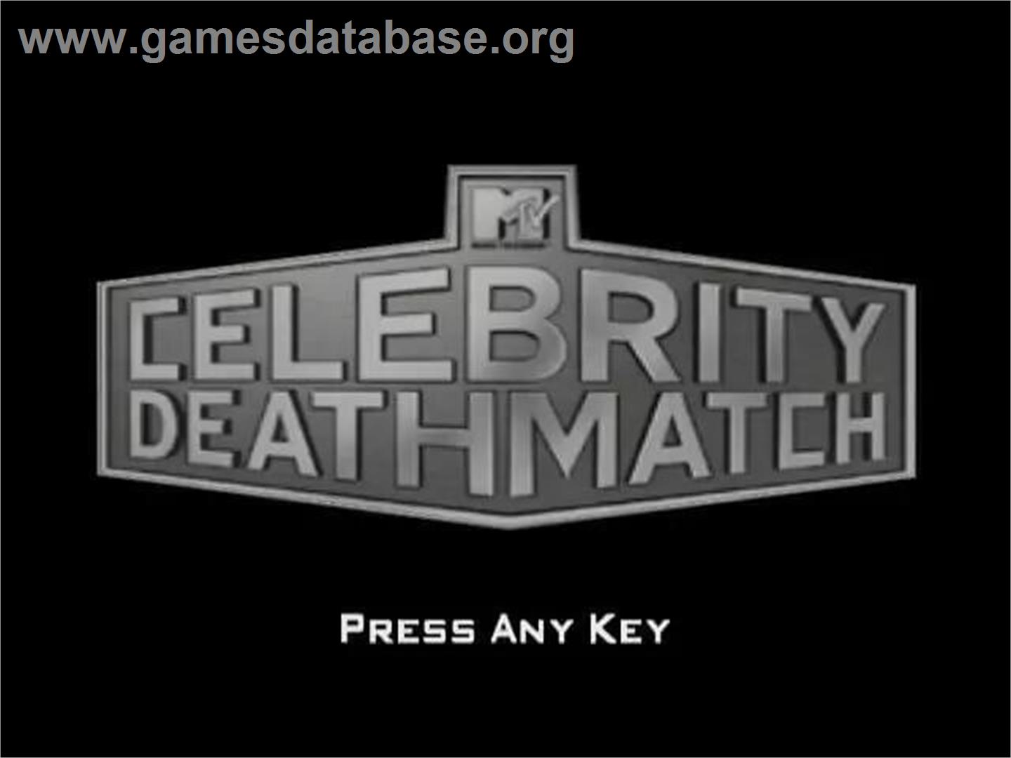 MTV Celebrity Deathmatch - Microsoft Windows - Artwork - Title Screen