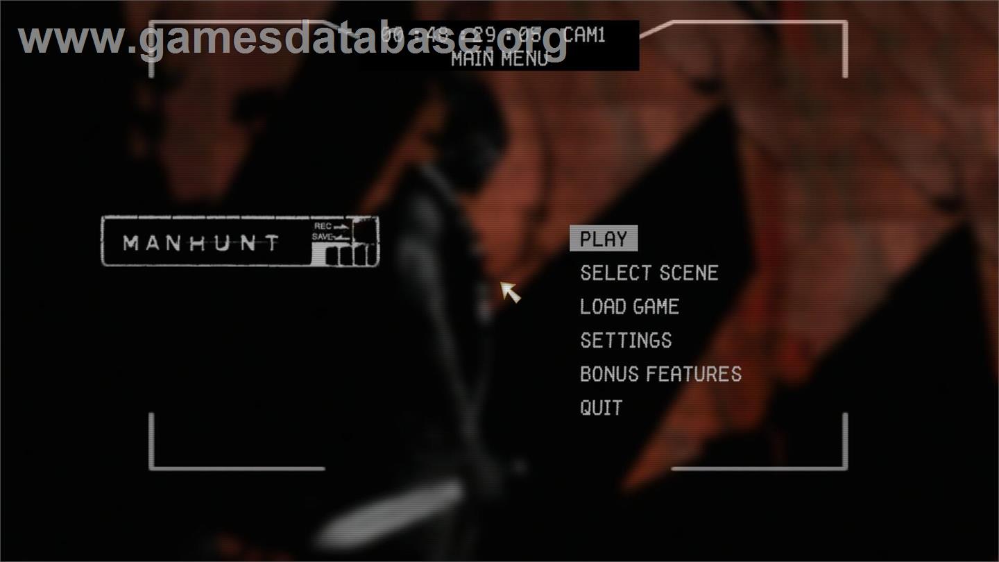 Manhunt - Microsoft Windows - Artwork - Title Screen