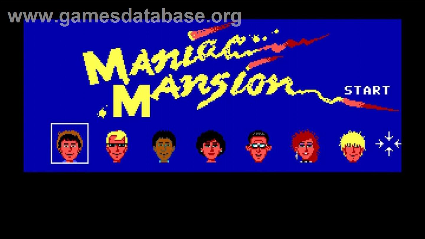Maniac Mansion Deluxe - Microsoft Windows - Artwork - Title Screen