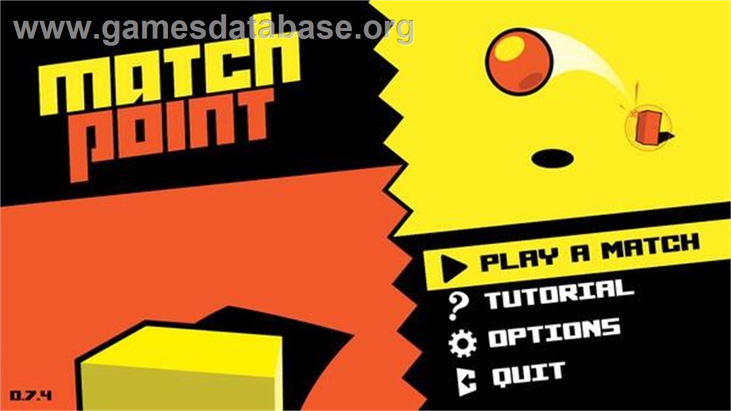 Match Point - Microsoft Windows - Artwork - Title Screen