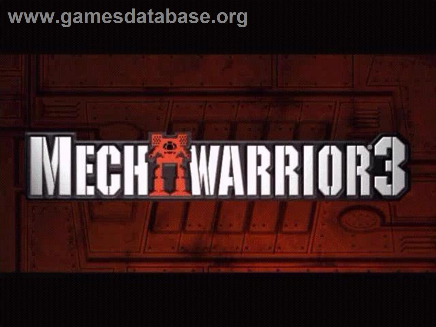 MechWarrior 3 - Microsoft Windows - Artwork - Title Screen
